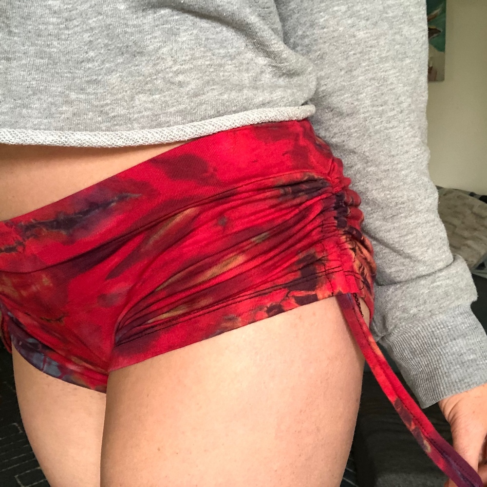 NEW Tye Dye Shorts Sexy Handmade Boho One Size